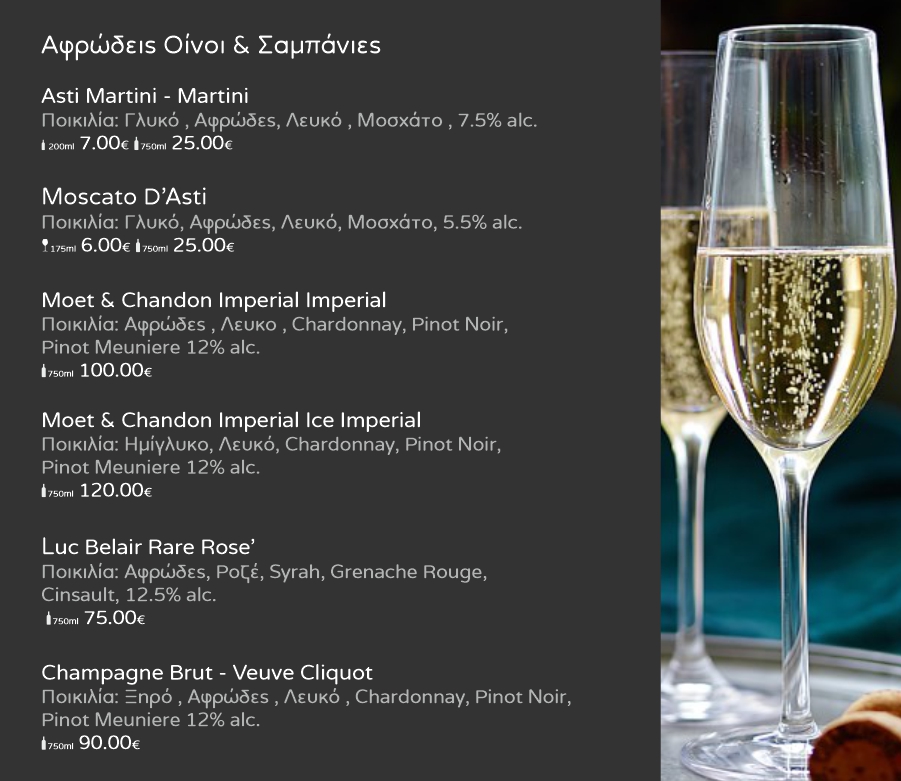 wines champagnes